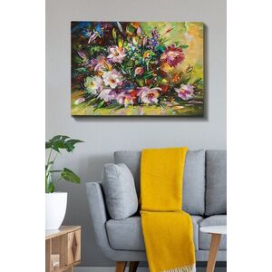 Imagine Tablou decorativ, Kanvas Tablo (70 x 100), Rama din lemn (grosime 3 cm), Multicolor