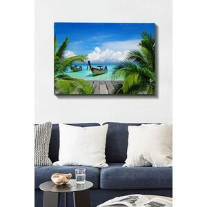 Imagine Tablou decorativ, Kanvas Tablo (70 x 100), Rama din lemn (grosime 3 cm), Multicolor