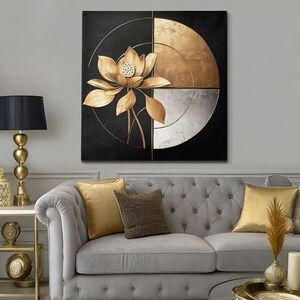 Imagine Tablou decorativ, KNV10085, Rama din lemn (grosime 3 cm), Multicolor