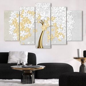 Imagine Set 5 tablouri decorative, 5MDF4601_60100 (100 x 60), 3 mm, Multicolor