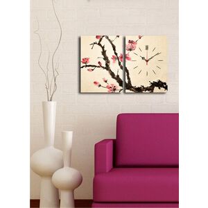 Imagine Ceas de perete 2 piese, 2P3040CS-126, 30 x 40 cm, 2 piese, Multicolor