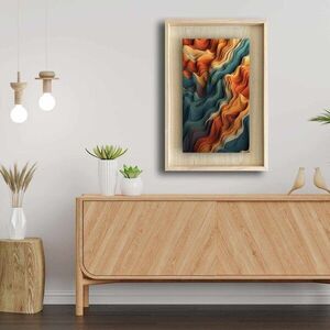 Imagine Tablou decorativ, Ahsakca, Fundal: 100% MDF de arțar (grosime: 2, 7 mm) Vopsea: 100% MDF (grosime: 5 mm), Multicolor