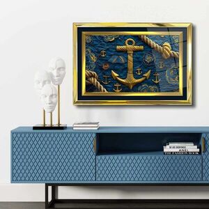 Imagine Tablou decorativ, 4363Kromaltınct, Lemn masiv, Multicolor