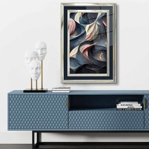 Imagine Tablou decorativ, 4363Kromgumusct, Lemn masiv, Multicolor