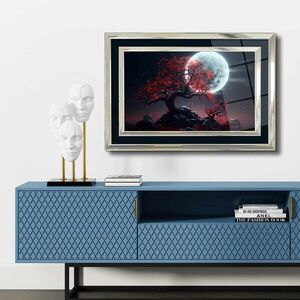 Imagine Tablou decorativ, 4363Kromgumusct, Lemn masiv, Multicolor