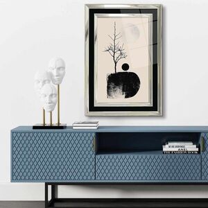 Imagine Tablou decorativ, 4363Kromgumusct, Lemn masiv, Multicolor