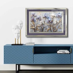 Imagine Tablou decorativ, 4363Kromgumusct, Lemn masiv, Multicolor