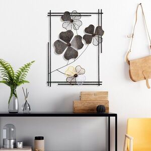 Imagine Decoratiune de perete, Shannan 2, Dimensiuni: 50 x 70 x 4 cm, Multicolor