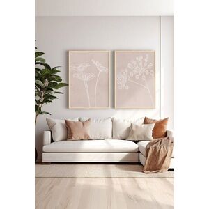 Imagine Set 2 tablouri decorative, Ersy2Lımodel45-Ahsap, MDF, Multicolor
