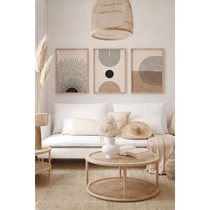 Imagine Set 3 tablouri decorative, 3Dartsohoset12, MDF, Multicolor