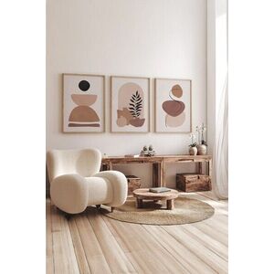 Imagine Set 3 tablouri decorative, 3Dartsohoset50, MDF, Multicolor