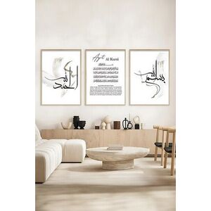 Imagine Set 3 tablouri decorative, Artsycllct3, MDF, Multicolor