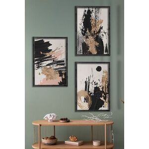 Imagine Set 3 tablouri decorative, Ersy3Syhcrv72, MDF, Multicolor