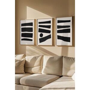 Imagine Set 3 tablouri decorative, Ersydata17-5070, MDF, Multicolor