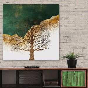 Imagine Tablou decorativ, DEV10708-140140, Cadru: 100% LEMN (Grosime: 3-4 cm), Multicolor