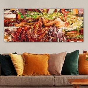Imagine Tablou decorativ, YTY42042493_50120, Rama din lemn (grosime 3 cm), Multicolor