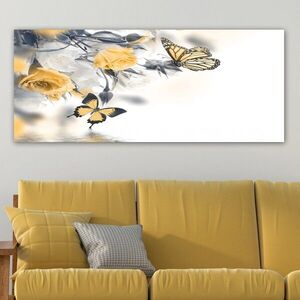 Imagine Tablou decorativ, YTY457121_50120, Rama din lemn (grosime 3 cm), Multicolor