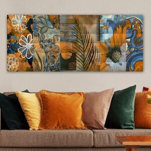 Imagine Tablou decorativ, YTY480007270_50120, Rama din lemn (grosime 3 cm), Multicolor