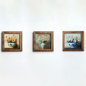 Imagine Set 3 tablouri decorative, UKZM071, Imprimat UV, Multicolor