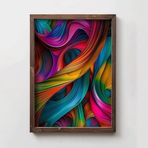Imagine Tablou decorativ, TUN087-XL, Lemn, Multicolor