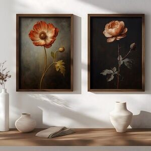 Imagine Set 2 tablouri decorative, AI132, Cadru: 100% MOLID, Multicolor
