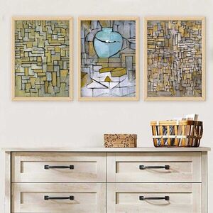 Imagine Set 3 tablouri decorative, 3NTC_UN3894486_3545, Polistiren, Multicolor