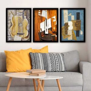 Imagine Set 3 tablouri decorative, 3SC_UNPP14_5575, Polistiren, Multicolor