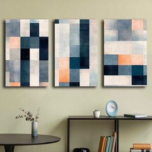Imagine Set 3 tablouri decorative, 3p4570softc-001, Lemn, Multicolor
