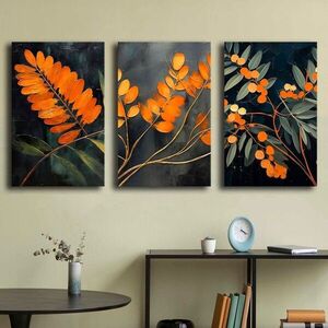 Imagine Set 3 tablouri decorative, 3p4570softc-004, Lemn, Multicolor