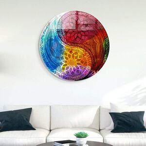 Imagine Tablou decorativ, 2128, Diametru: 60 cm, Multicolor
