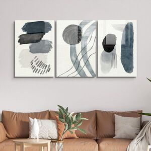Imagine Set 3 tablouri decorative, 1998, 50 x 70 cm, 3 piese, Multicolor
