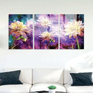 Imagine Set 3 tablouri decorative, 2052, 50 x 70 cm, 3 piese, Multicolor