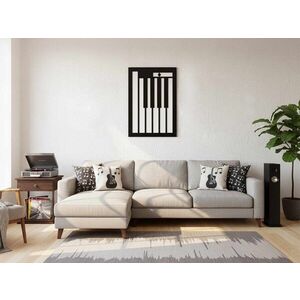 Imagine Tablou decorativ, Piano, Dimensiuni: 47, 5 x 68 cm, Alb/Negru