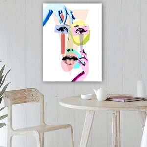 Imagine Tablou decorativ, 1088184668_70100, Rama din lemn (grosime 3 cm), Multicolor
