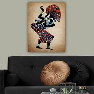 Imagine Tablou decorativ, 12658749254_70100, Rama din lemn (grosime 3 cm), Multicolor
