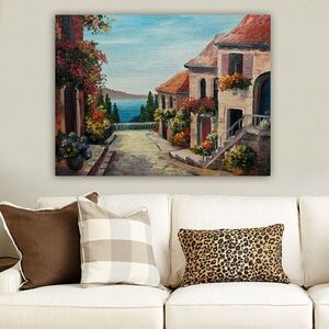 Imagine Tablou decorativ, 189253508_70100, Rama din lemn (grosime 3 cm), Multicolor