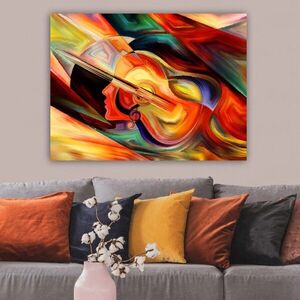 Imagine Tablou decorativ, 225930193_70100, Rama din lemn (grosime 3 cm), Multicolor
