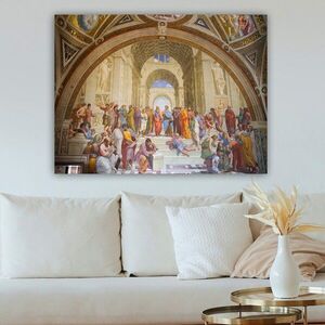 Imagine Tablou decorativ, 467821622_70100, Rama din lemn (grosime 3 cm), Multicolor