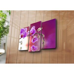 Imagine Set 3 tablouri decorative, 3KBPAT-45, 45 x 20 cm, Multicolor