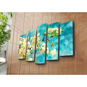 Imagine Set 5 tablouri decorative, 5PAT-10, Dimensiune: 70 x 19 cm (1 bucată), Multicolor