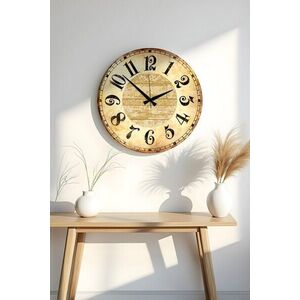 Imagine Ceas de perete, Huhuas00003, Dimensiune: 50 x 50 cm (1 bucată), Multicolor