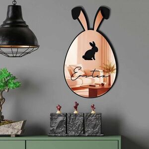 Imagine Oglinda decorativa, EAS002ROSEGOLD, Baza din 100% EVA (Grosime: 10 mm), Auriu roz