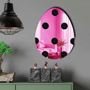 Imagine Oglinda decorativa, EAS003PINK, Baza din 100% EVA (Grosime: 10 mm), Roz