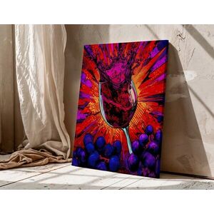 Imagine Tablou decorativ, ASR_CNV25-61, Lemn, Multicolor