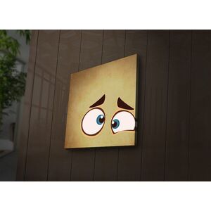 Imagine Tablou decorativ cu lumina LED, 2828İACT-44, Dimensiune: 28 x 28 cm, Multicolor
