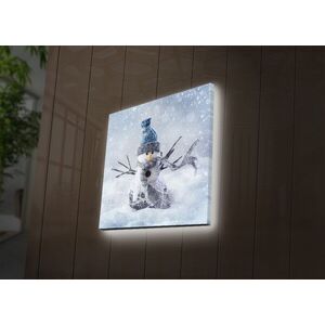 Imagine Tablou decorativ cu lumina LED, 4040DACT-29, Dimensiune: 40 x 40 cm, Multicolor