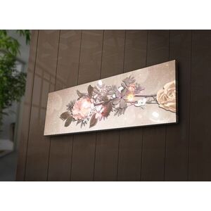 Imagine Tablou decorativ cu lumina LED, 3090İACT-55, 30 x 90 cm, Multicolor