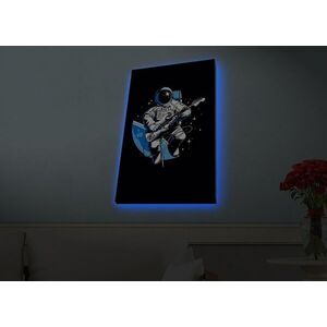 Imagine Tablou decorativ cu lumina LED, 4570HDACT-102, Dimensiune: 45 x 70 cm, Multicolor
