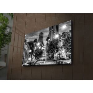 Imagine Tablou decorativ cu lumina LED, 4570İACT-57, Dimensiune: 45 x 70 cm, Multicolor