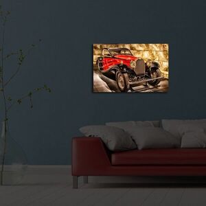 Imagine Tablou decorativ cu lumina LED, 4570İACT-66, Dimensiune: 45 x 70 cm, Multicolor